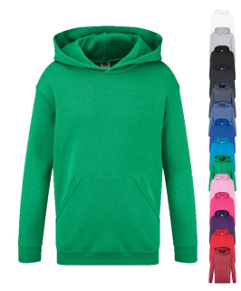 Detská mikina s kapucňou CLASSIC KIDS HOODED SWEAT Fruit of the Loom
