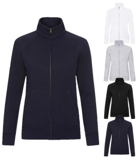 Dámska mikina PREMIUM LADY-FIT SWEAT JACKET Fruit of the Loom