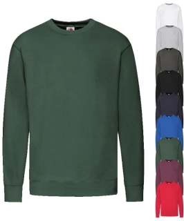 Pánska mikina LIGHTWEIGHT SET-IN SWEAT Fruit of the Loom