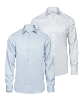 Luxusná keprová košeľa s dlhým rukávom SLIM FIT Tee Jays