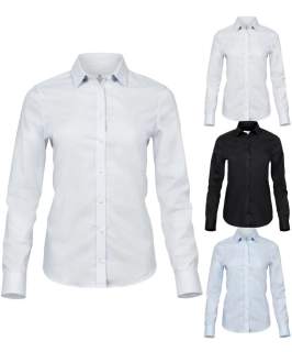 Luxusná elastická blúzka s dlhým rukávom Tee Jays