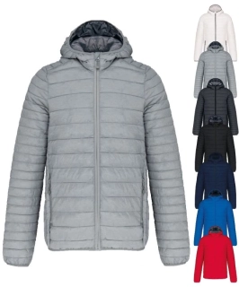 Pánska ľahká prešívaná bunda s kapucňou K6110 Kariban