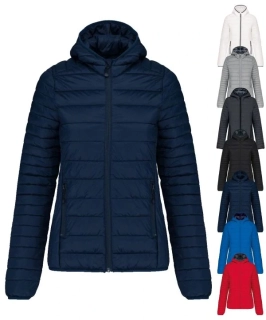 Dámska ľahká prešívaná bunda s kapucňou K6111 Kariban