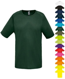 Pánske raglánové športové tričko SPORTY Sol's