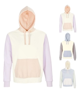 Unisex mikina s kapucňou z bio bavlny COLLINS Sol's