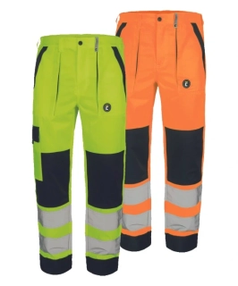 Reflexné montérkové nohavice MAX NEO HV Cerva